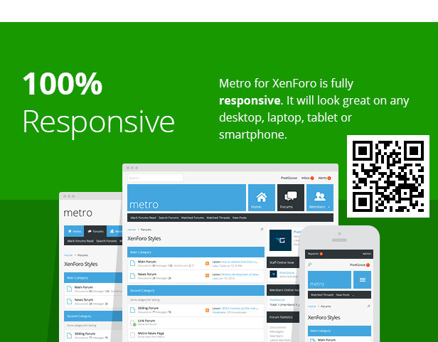 Metro — XenForo Responsive & Retina Ready Theme - 1