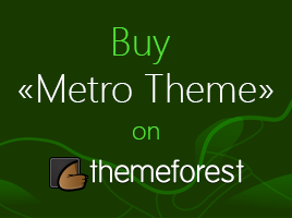 Buy Metro Theme on themeforest.com